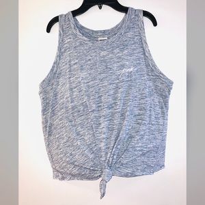 Pink Victoria’s Secret Blue Knotted muscle tank